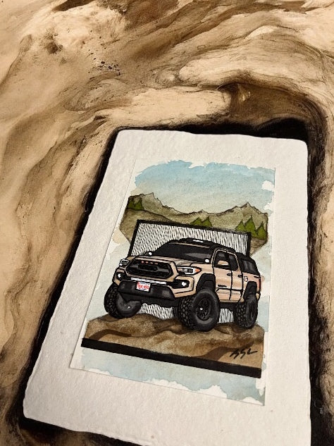 Inspiration from @nicolasladeira’s Tacoma| Handmade Artwork
