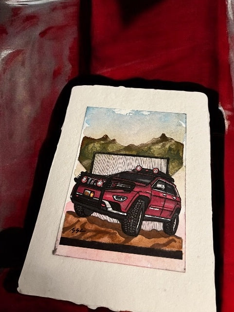 Inspiration from @biggwillwk2’s Grand Cherokee| Handmade Artwork