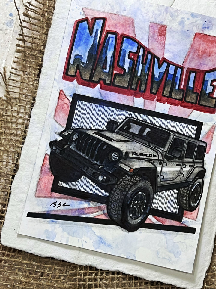 Inspiration from @m1wrangler392’s Jeep | Handmade Artwork