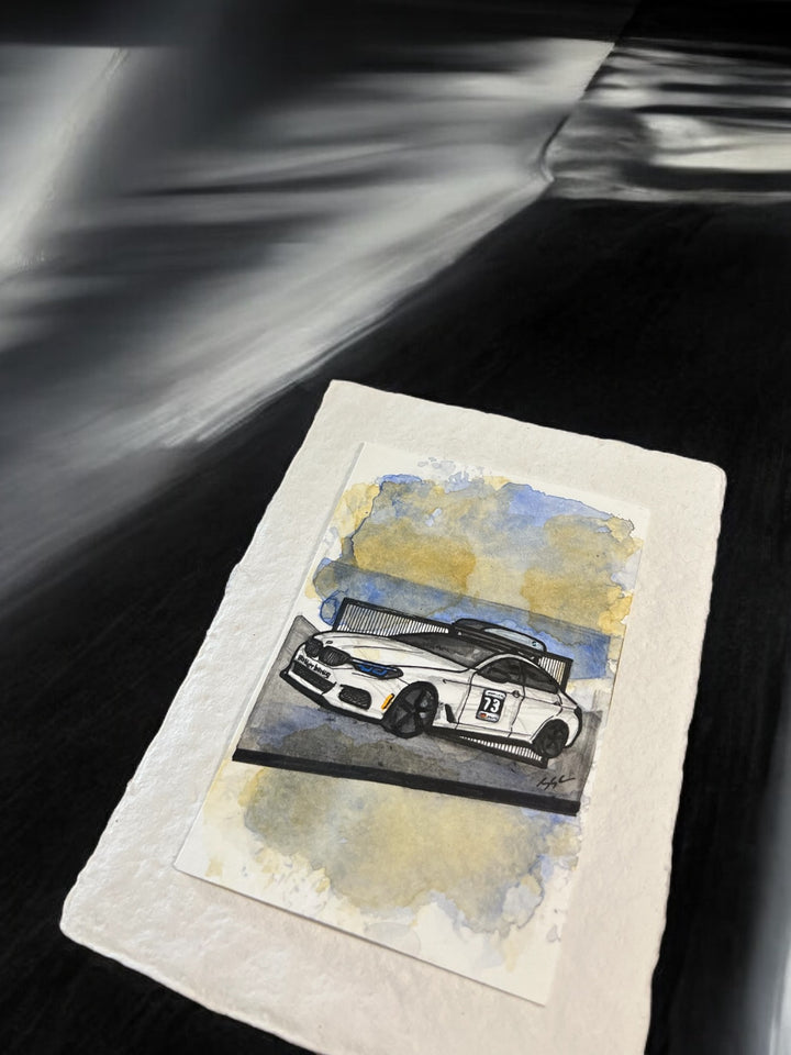 Inspiration from @sq_m550i’s BMW| Handmade Artwork