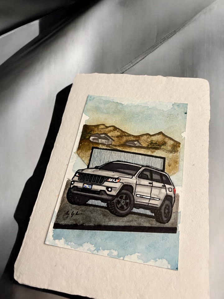 Inspiration from @13grandcherokee’s Jeep| Handmade Artwork