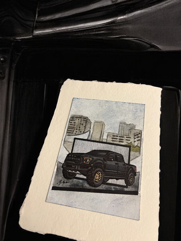 Inspiration from @svtrpt_jeep’s Raptor| Handmade Artwork