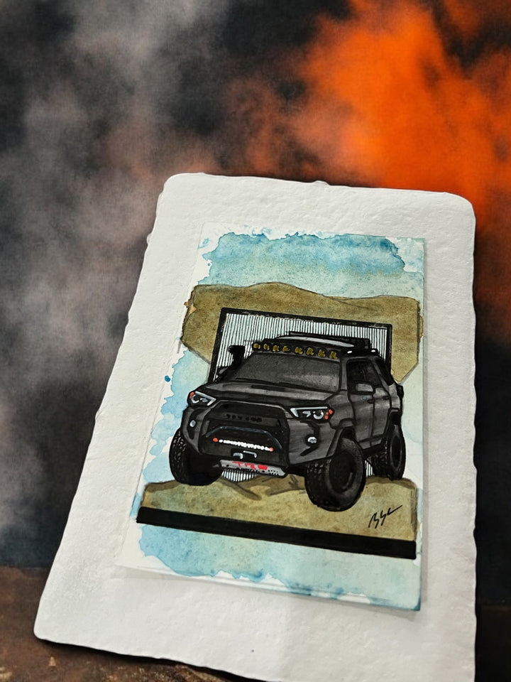 Inspiration from @trdnotpro’s 4Runner| Handmade Artwork