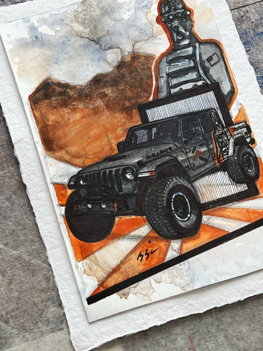 Inspiration from @warhoggladiator’s Jeep | Handmade Artwork