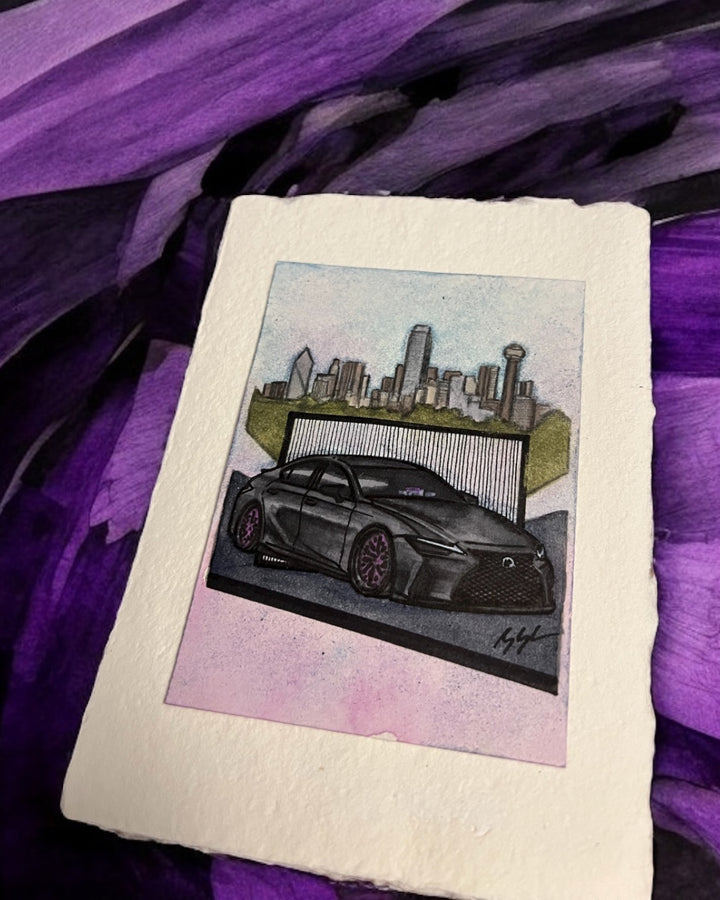 Inspiration from by @tw4llsmedia’s Lexus| Handmade Artwork