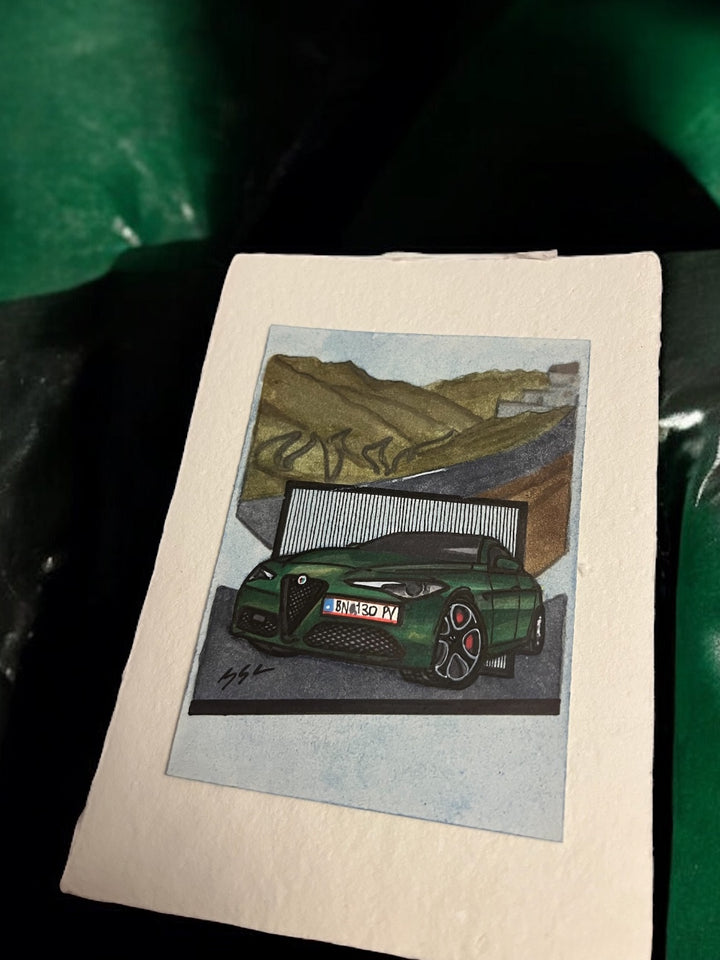 Inspiration from by @danielklausmeyer’s Giulia| Handmade Artwork