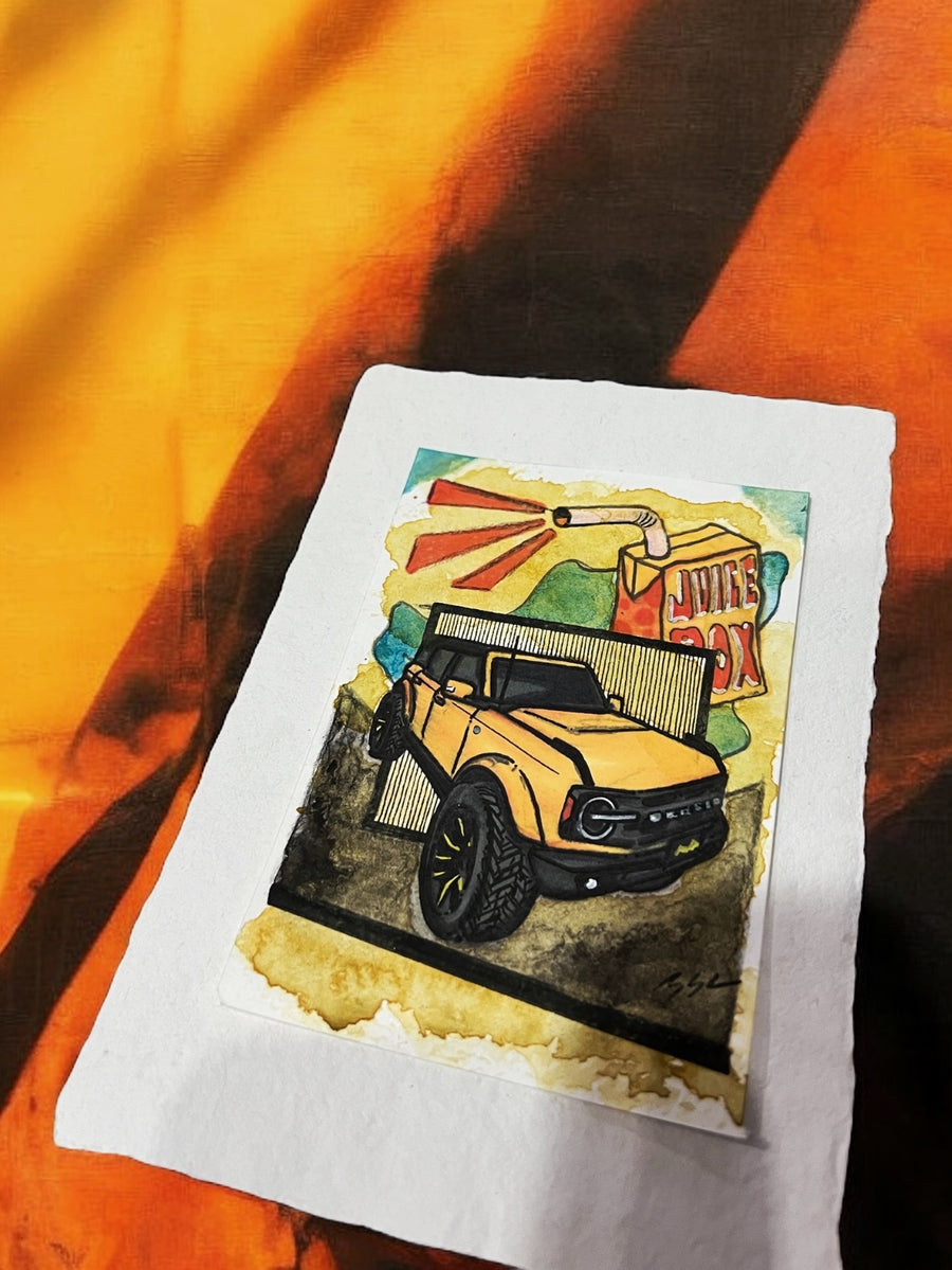 Inspiration from @juiceboxdmv’s Bronco| Handmade Artwork
