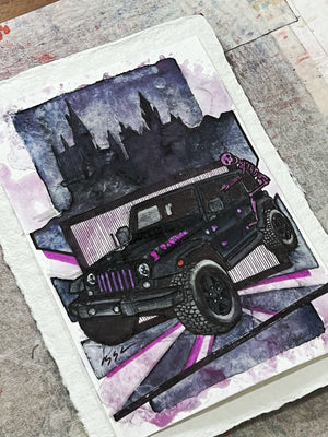 Inspiration from @bellatrix.the.jeep’s Jeep | Handmade Artwork