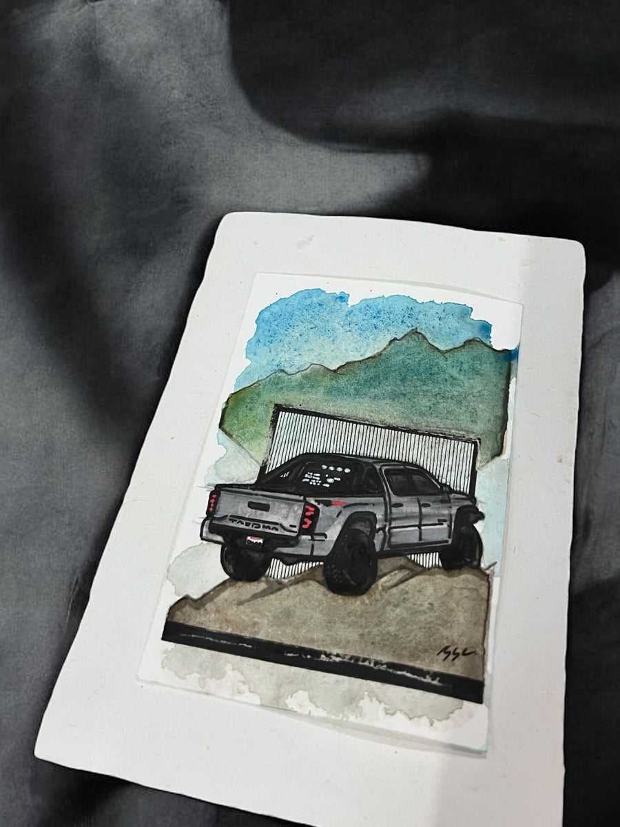 Inspiration from @_faded_yoda_’s Tacoma| Handmade Artwork