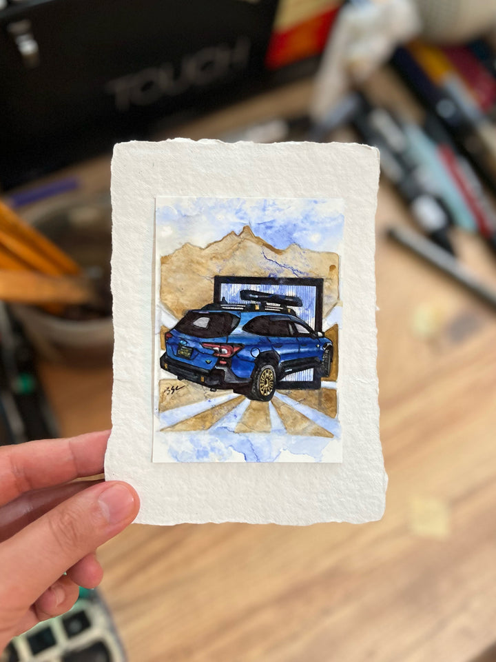Inspiration from @explorexwilderness’s Subaru | Handmade Artwork
