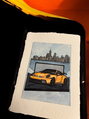 Inspiration from by @1yh.gt3’s 992 GT3| Handmade Artwork
