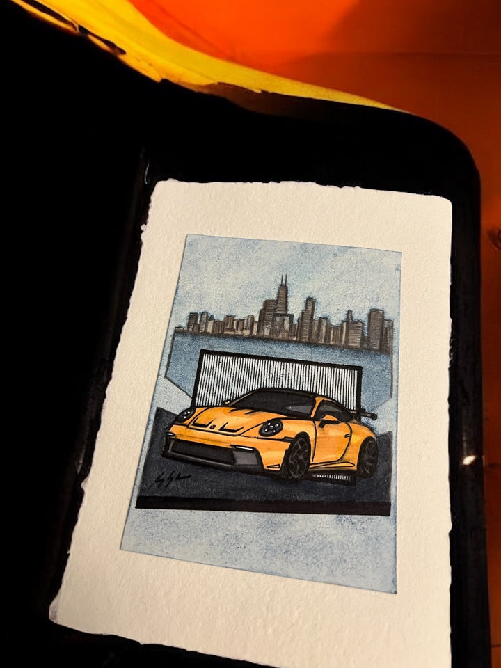 Inspiration from by @1yh.gt3’s 992 GT3| Handmade Artwork