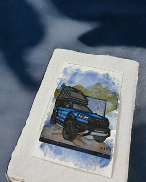 Inspiration from @raptor__overland’s Ranger Raptor| Handmade Artwork