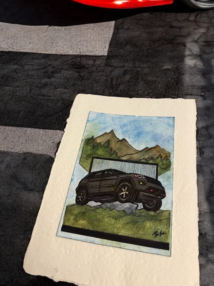 Inspiration from @nayrmann’s Grand Cherokee| Handmade Artwork