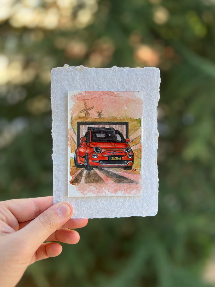 Inspiration from @jolanda20.2.69’s Fiat 500C | Handmade Artwork