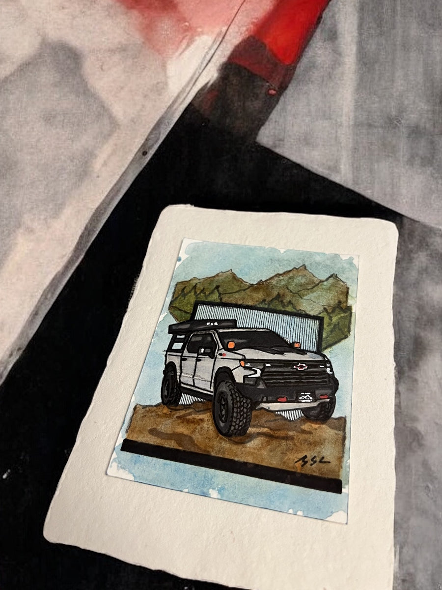 Inspiration from @soybettyy’s Silverado ZR2| Handmade Artwork