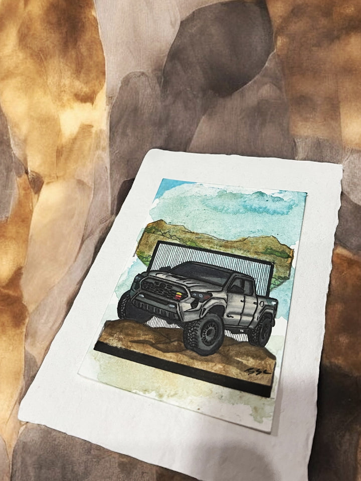Inspiration from @habibis.trd’s Tacoma| Handmade Artwork