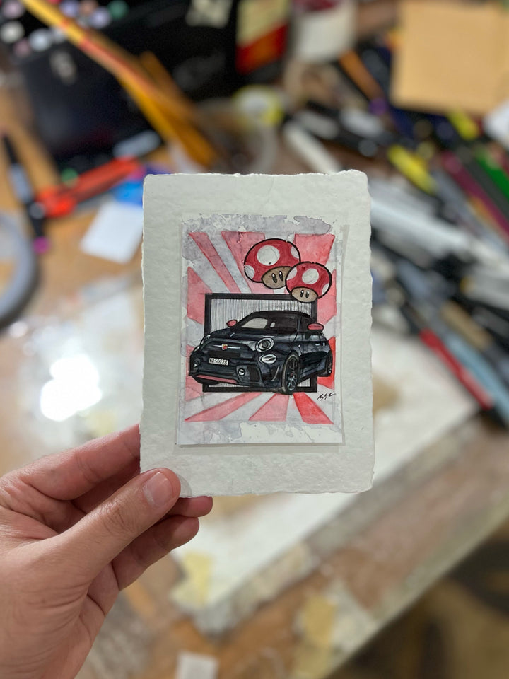 Inspiration from @isabarthf595’s Abarth | Handmade Artwork