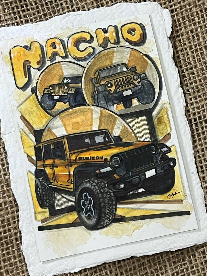 Inspiration from @nachojeep4xe’s Jeep | Handmade Artwork