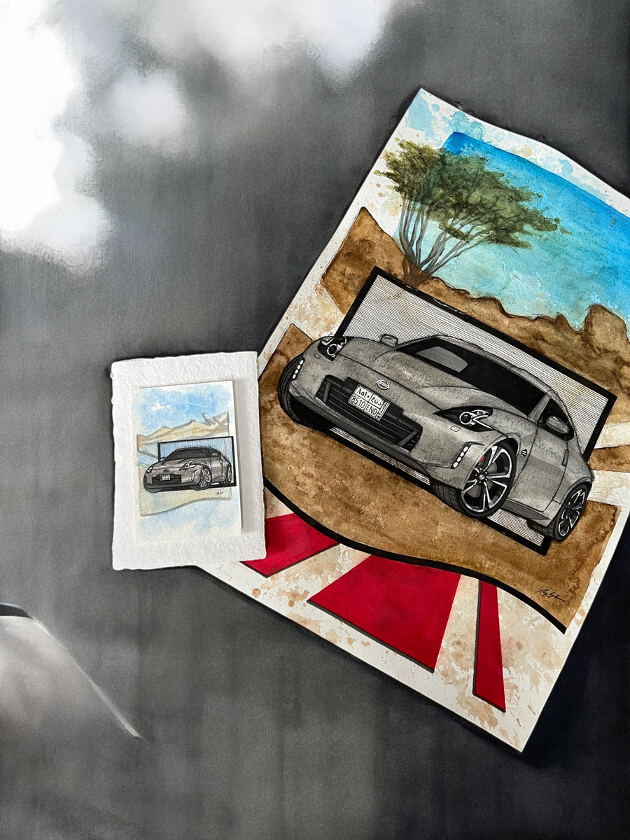 Inspiration from @riyadh_84’s 370z| Handmade Artwork