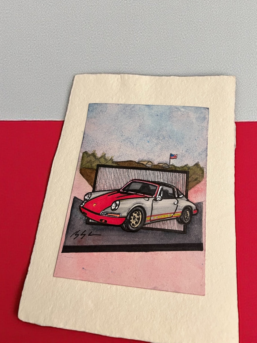 Inspiration from by @huntersimms_bacc’s 911 Targa| Handmade Artwork