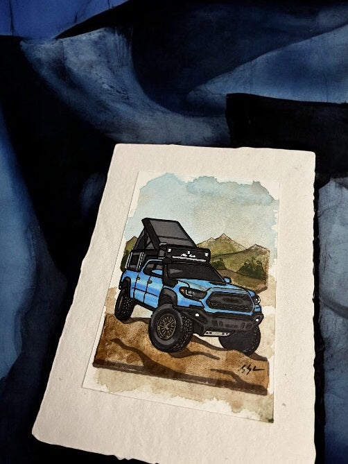 Inspiration from @shawnkalatucka’s Tacoma| Handmade Artwork