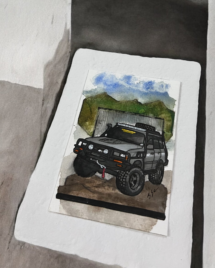 Inspiration from @suburbanexploration’s LX450| Handmade Artwork