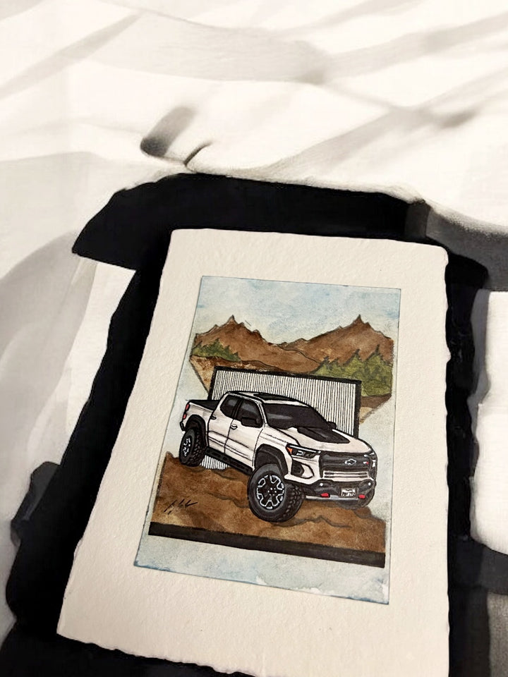 Inspiration from @themartian_zr2’s Colorado ZR2| Handmade Artwork