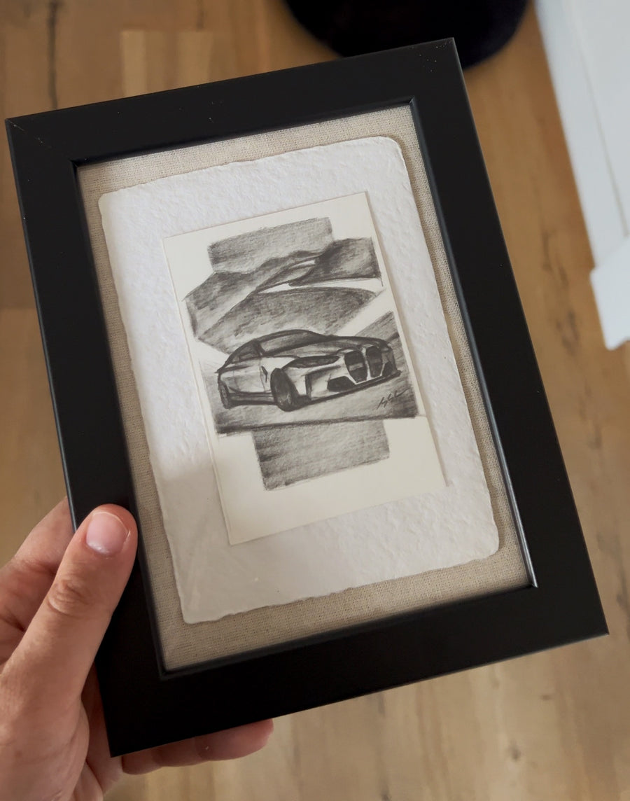 BESPOKE | Framed Handmade ARTWORK For Your Car (A6 Size)