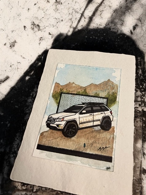 Inspiration from @cainsgrand_wk2’s Grand Cherokee| Handmade Artwork