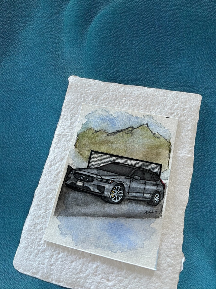 Inspiration from @electric_v70r’s Volvo | Handmade Artwork