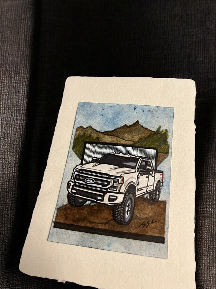 Inspiration from @itzhamm’s F250| Handmade Artwork