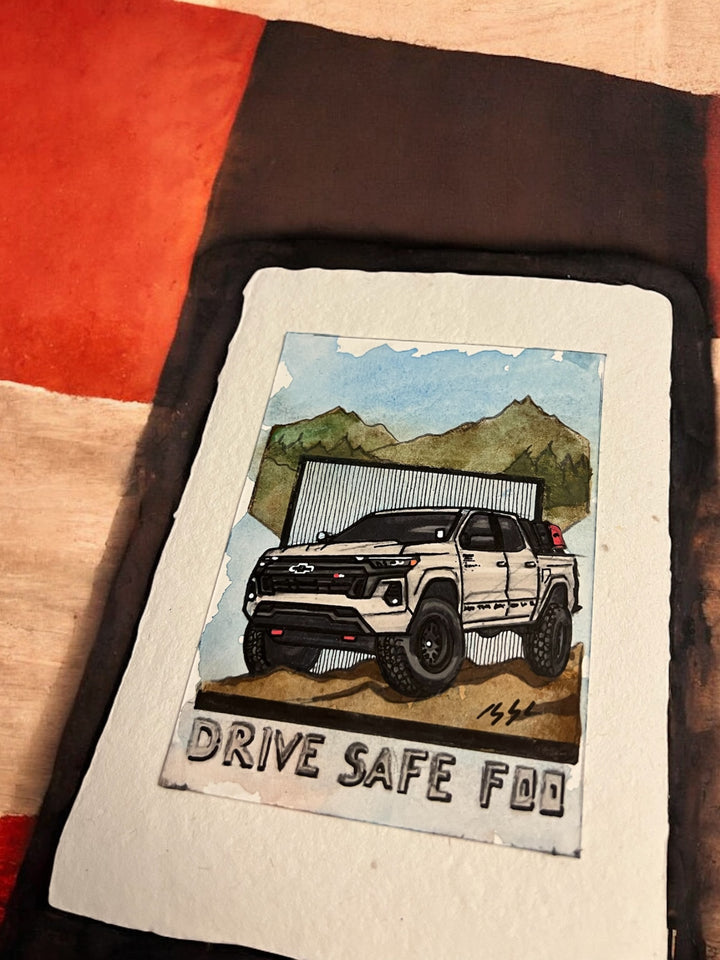 Inspiration from @drivesafefoo’s Colorado Z71| Handmade Artwork
