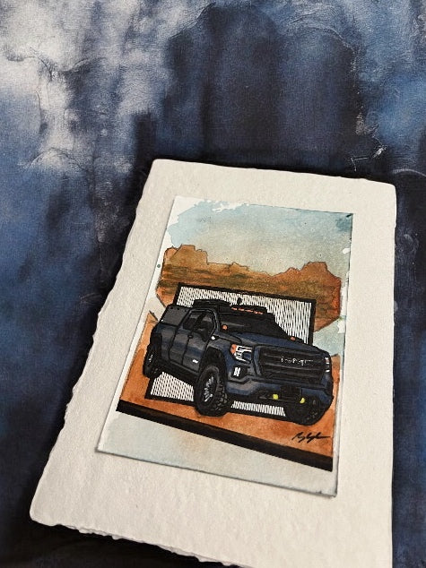 Inspiration from @thecampdreamer’s Sierra| Handmade Artwork