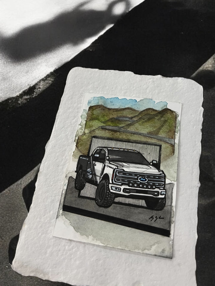 Inspiration from @freedomindustries_tx’s F-250| Handmade Artwork