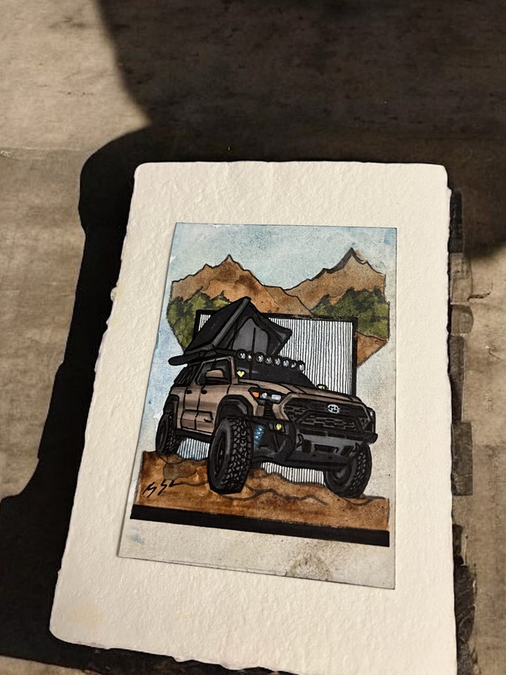 Inspiration from @sexybeast.sd Tacoma | Handmade Artwork