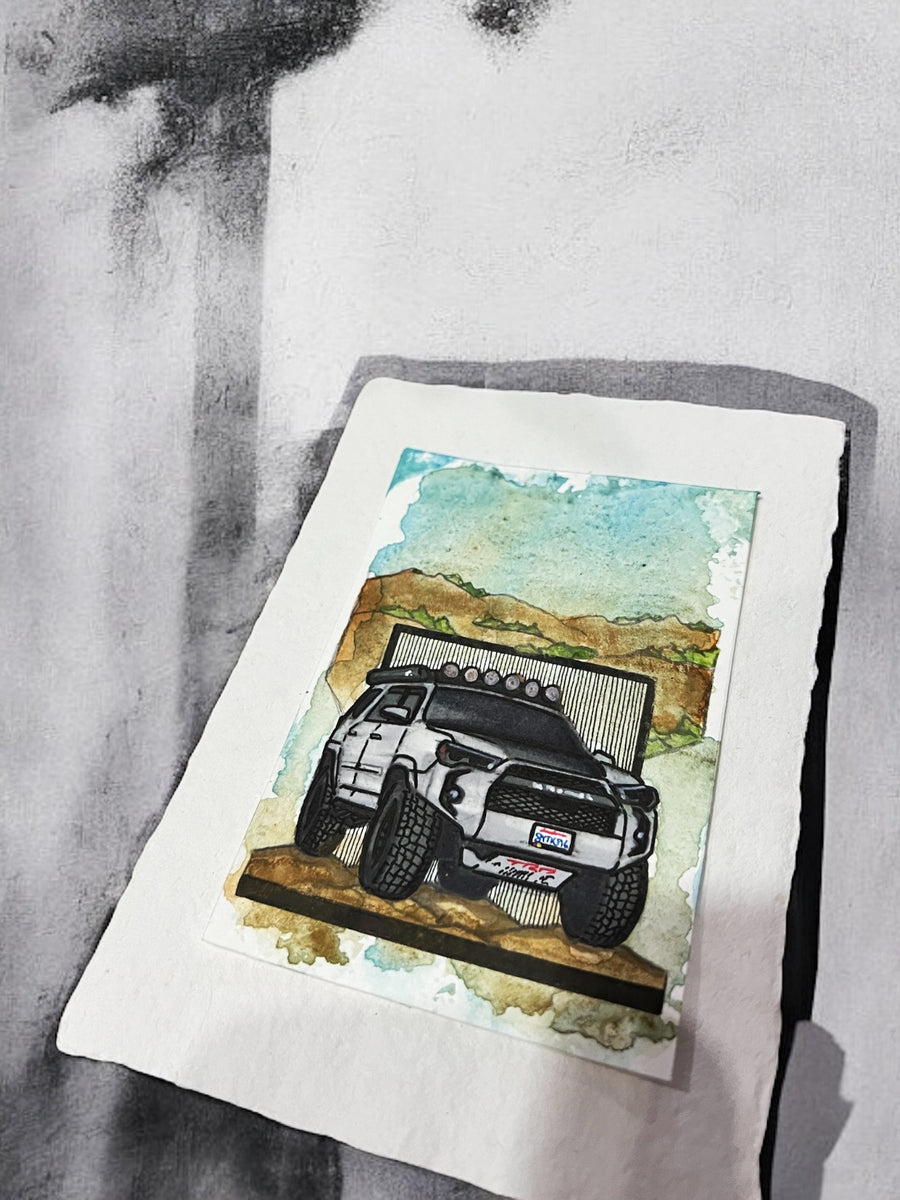 Inspiration from @4r.mamawolf’s 4runner| Handmade Artwork