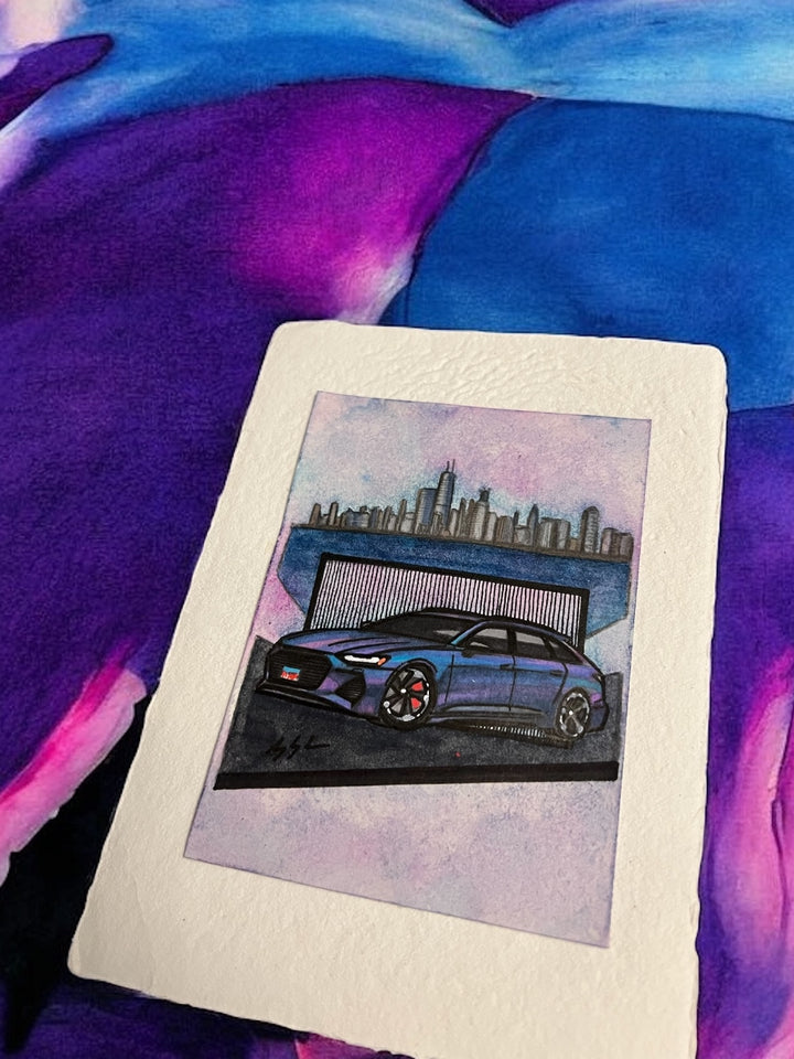 Inspiration from by @ebad_rs6’s RS6| Handmade Artwork