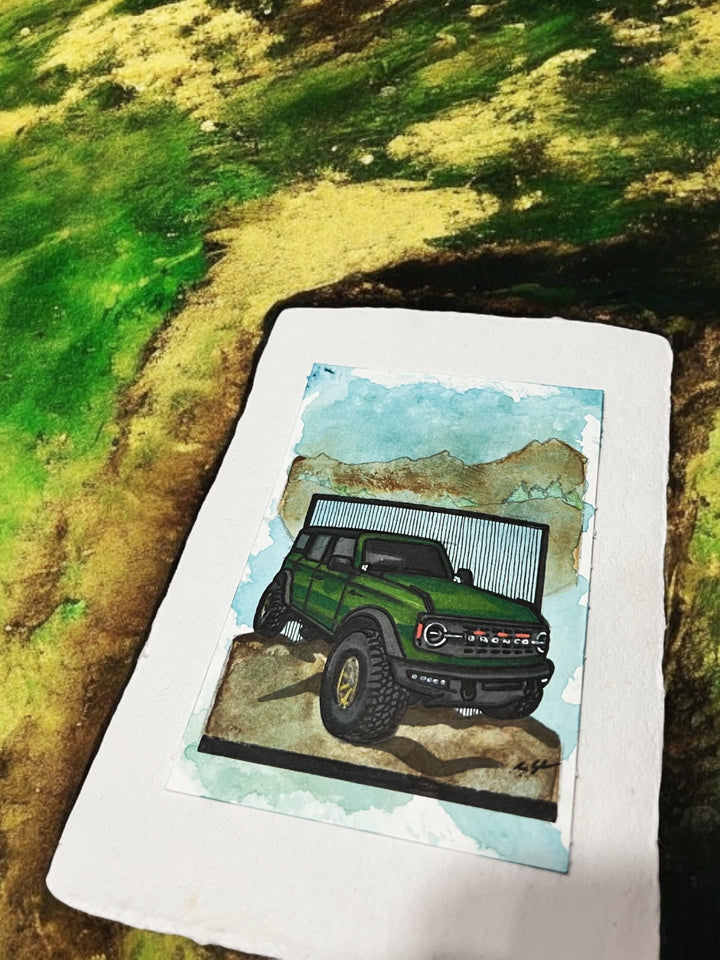 Inspiration from @tri_thebronco’s Bronco| Handmade Artwork