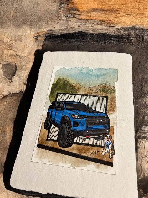 Inspiration from @zr2.knab’s Colorado ZR2| Handmade Artwork