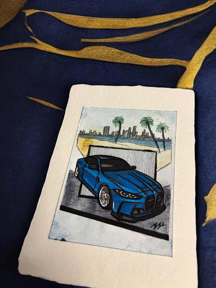 Inspiration from by @4rozenn’s BMW| Handmade Artwork