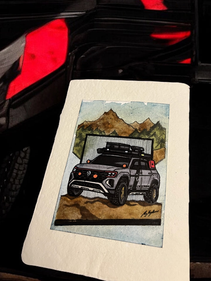 Inspiration from @vwfatlas’s VW | Handmade Artwork