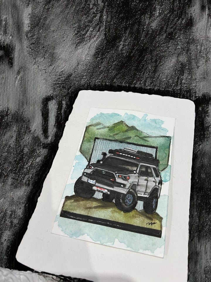 Inspiration from @kiel.4runner’s 4runner| Handmade Artwork
