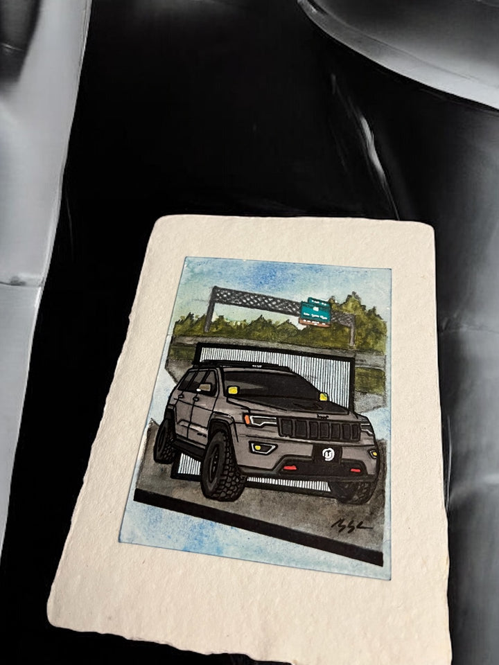 Inspiration from @revan_wk2’s Jeep| Handmade Artwork