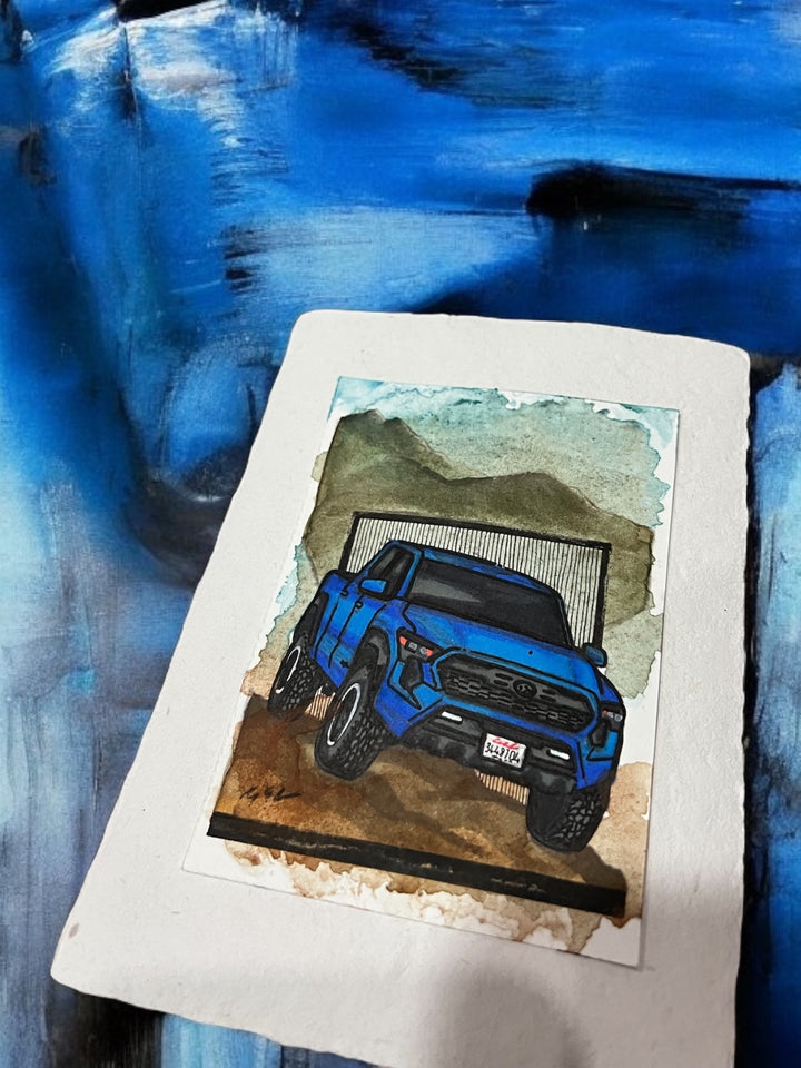 Inspiration from @justatrdtaco’s Tacoma| Handmade Artwork