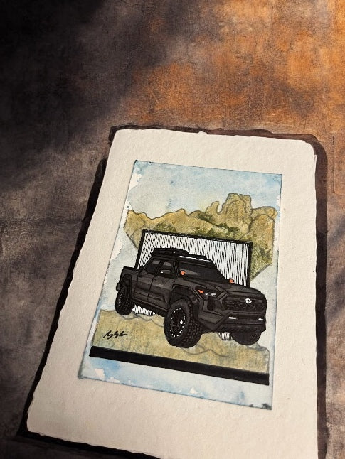 Inspiration from @ironman_tacoma’s Tacoma| Handmade Artwork