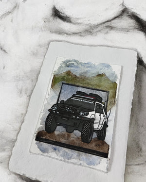 Inspiration from @_plantrunner’s 4Runner| Handmade Artwork