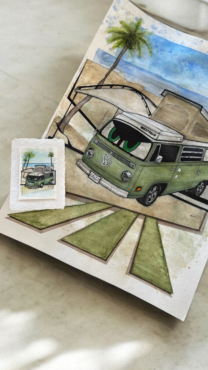 Inspiration from @pickles_thevdub’s T2| Handmade Artwork