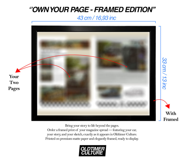 bierkischte's W201 R. 1992 DTM Team Zakspeed - Framed Magazine Page Prints Edition