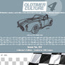 OldtimerCulture #4 | 100 Vehicles, 100 Charcoal Sketches | Limited to 300 Copies